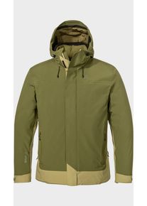 Sch&ouml;ffel Doppeljacke SCH&Ouml;FFEL "3in1 Jacket Style Refoca MEN", Herren, Gr. 54, gr&uuml;n (6875, gr&uuml;n), Aussenjacke Oberstoff: 100% Nylon. (Membran: Polyurethan). Futter Vorderteil: 100% Polyester. Futter Mittleres R&uuml;ckenteil: 100% Polyester. Futter Kapuze: 100% Polyester Innenjacke Oberstoff Rumpf: 100% Polyester. Oberstoff &Auml;rmel: 100% Polyester. Wattierung:, regular fit, Jacken Doppeljacke