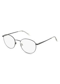 Fielmann BD 611 FLEX CL LEVI Brille Unisex | Fassung: Vollrand, Panto, Schwarz Matt