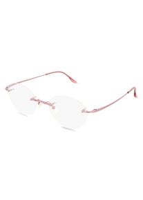 Fielmann MC 653 CL LEA Brille Damen | Fassung: Randlos, Quadratisch, Pink Gl&auml;nzend