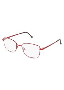 Fielmann MC 640 FA JENNIFER Brille Damen | Fassung: Vollrand, Quadratisch, Rot Gl&auml;nzend