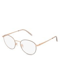 Fielmann BD 611 FLEX CL LEVI Brille Unisex | Fassung: Vollrand, Panto, Grau Rosegold