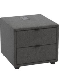 Jockenh&ouml;fer Nachtkonsole JOCKENH&Ouml;FER GRUPPE "Larre", grau (grau 432, 09), B:44cm H:39cm T:44cm, Sideboards, Nachtkonsole, mit induktiver Ladem&ouml;glichkeit sowie USB-A und USB-C Ladeport