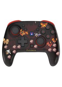 HORI Wireless HORIpad Turbo - pixel red (Switch, Switch 2), Gaming Controller, Rot, Schwarz