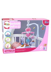 Lean Toys, Babymobile, Lean Kinderbett Karussell Baby Sound Sky Pink