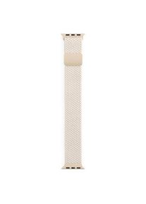 IDeal of Sweden Textil-Armband 44/45/46/49mm, S-M Perfect Beige (Geflochten), Uhrenarmband, Beige