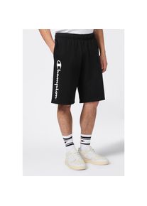Champion, Herren, Sweatshorts &raquo;BASICS Terry Shorts Large Logo&laquo; mit gro&szlig;em Logo, aus Baumwolle und Polyester, NBK-NS, M (48/50) - N-Gr, Sportlicher 