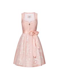 N&uuml;bler N&uuml;bler, Damen, Dirndl &raquo;Midi Dirndl Gardi&laquo;, Rosa, 36 - EURO, FESTLICHES DAMEN DIRNDL - Hochwertige Frauen Trachten Bekleidung mit herzf&ouml;rmigem 