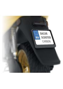 BikeTec, Kennzeichenhalter, Kennzeichenhalter f&uuml;r Roller/Scooter, Carbonfarbe (48716)