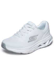 Slip-On Sneaker Skechers "GLIDE-STEP VORTEX-AVALIN", Damen, Gr. 35, wei&szlig; (wei&szlig;, grau), Textil, Schuhe Slip-On Sneaker, Schlupfschuh, Freizeitsneaker, Halbschuh in veganer Verarbeitung
