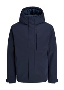 Jack & Jones Kurzjacke JACK & JONES "JJEKEEN JACKET AW26 SN", Herren, Gr. S, sky captain, Web, Obermaterial: 100% Polyester, unifarben, regular fit normal, B&uuml;ndchen, Jacken Kurzjacke, Kunstfaser, regular fit