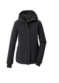 Funktionsjacke Killtec "KOW 24 WMN JCKT", Damen, Gr. 36, schwarz, Obermaterial: 100% Polyester. Futter: 100% Polyester, B&uuml;ndchen mit Daumenl&ouml;chern, Jacken Funktionsjacke, mit Kapuze, atmungsaktiv