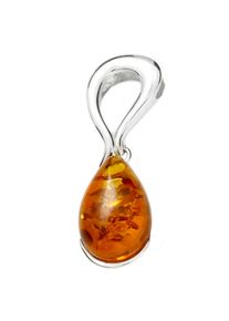 Kettenanh&auml;nger OSTSEE-SCHMUCK "OSTSEE-SCHMUCK Anh&auml;nger Milly Anh&auml;nger Milly", wei&szlig; (wei&szlig;, neutral), Schmuckanh&auml;nger, Damen, 31 x 10mm, Silber 925 (Sterlingsilber), 2,4 g, Kettenanh&auml;nger