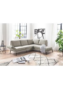Ecksofa 3C CANDY "Kairo Multifunktion-Sofa, bequem und viele Komfortfunktionen, L-Form", grau (taupe), B:288cm H:87cm T:223cm, 54% Polyacryl, 46% Polyester, Sofas, Ecksofa, inklusive Drehsitz-, Armlehnen- und R&uuml;ckenverstellung