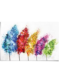 Poster Reinders "Bunte B&auml;ume", bunt (farbe bild(er): mehrfarbig), B:91,5cm H:61cm, Papier, Bilder, Poster