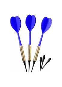 BEST Sporting Plastikowe rzutki do darta 3 szt. niebieskie