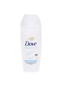 Dove, Deo, Classic Roll-On Antiperspirant 0% Alcohol (Roll-on, 50 ml)
