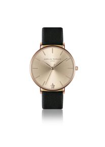 Quarzuhr AMELIA PARKER "AA2-S028R", schwarz, Armbanduhren, Damen, Quarzuhr