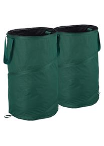 Relaxdays, Komposter + Gartensack, Laubsack (120 l)