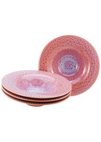 Creatable , Schwarz, Lachsfarben , Keramik , rund , 6.5 cm , stapelbar ,