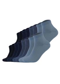 Kurzsocken s.Oliver "Socken 16er Pack", Damen, Gr. 43-46, blau, Obermaterial: 62% Baumwolle CO. 36% Polyester PES. 2% Elasthan EL., Socken Kurzsocken