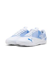Fu&szlig;ballschuh Puma "RAPID IT JR", Kinder, Gr. 35,5, blau (Puma wei&szlig;, ultra blau), Synthetik, Schuhe Fu&szlig;ballschuh, f&uuml;r Halle und Stra&szlig;e, f&uuml;r Jugendliche