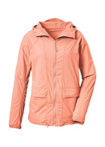 Funktionsjacke Killtec "KOS 166 WMN JCKT", Damen, Gr. 36, pfirsich, Obermaterial: 88% Polyamid, 8% Elasthan, 4% Polyester, Jacken Funktionsjacke, Wasserabweisende, atmungsaktive Damenjacke mit Kapuze