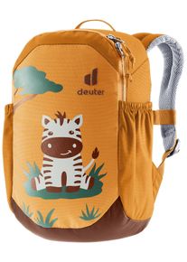 Kinderrucksack Deuter "Pico", orange (amber, maple), Rucks&auml;cke, M&auml;dchen, B/H/T: 19cm x 28cm x 12cm, Polyester, Kinderrucksack, f&uuml;r Kinder ab 2 Jahren, mit 5 Liter Volumen, B:19cm H:28cm T:12cm