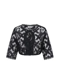 N&uuml;bler Dirndlbluse N&Uuml;BLER "Dirndlbluse Claudia", Damen, Gr. 40, schwarz, Obermaterial: 60% Polyamid PA. 40% Elasthan EL., Blusen Dirndlbluse