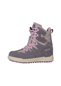 Winterstiefel Trollkids "KIDS FINNMARK WINTER BOOTS", M&auml;dchen, Gr. 32, rosa (silber grau, mauve), Leder, Synthetik, Schuhe Winterstiefel, Snowboots, Winterstiefel, Winterschuhe, f&uuml;r Kinder, wasserdicht