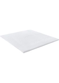 Topper, wei&szlig;, B:180cm H:8cm L:200cm, Viscoschaum, SET ONE BY Musterring, Topper, Topper, Kaltschaumf&uuml;llung, Breite 180 x L&auml;nge 200 cm, Bezug waschbar