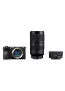 Sony Alpha 6700 Wildlife Kit (70 - 350 mm, 26 Mpx, APS-C / DX), Kamera, Schwarz