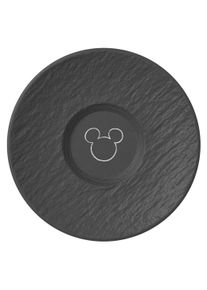 Villeroy & Boch Villeroy & Boch Kaffee-Untertasse Manufacture Rock - Mickey Mouse, Untertasse, Schwarz