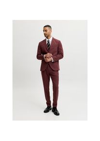 Jack & Jones Jack & Jones, Herren, Anzug &raquo;JPRFRANCO Extra schmal, pflegeleicht, stilvoll mit fallendem Revers&laquo; slim fit Materialmix aus Polyester, Viskose und 