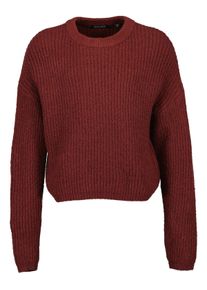 Strickpullover Blue Seven "Pullover", M&auml;dchen, Gr. 176, rot (3901, burgund), 76% Polyacryl, 21% Polyamid, 3% Elasthan, oversize, Rundhals, Pullover Strickpullover