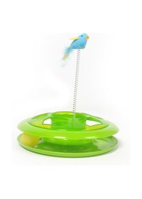 Duvoplus + + KATZENSPIELZEUG HAPPY HOOP GR&Uuml;N 26cm 1717041 (Ballspielzeug Katze), Katzenspielzeug