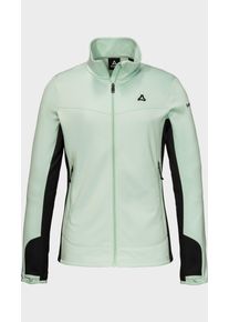 Sch&ouml;ffel Fleecejacke SCH&Ouml;FFEL "Fleece Jk Style Milagle WMS", Damen, Gr. 36, gr&uuml;n (6185, gr&uuml;n), Oberstoff: 100% Polyester. Futter: 100% Polyester, regular fit, hoch geschlossener Ausschnitt, Jacken Fleecejacke