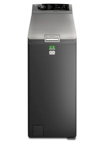 AEG Waschmaschine Toplader "LTR8S80370", Energieeffizienz: A, grau, B:39,7cm H:90,3cm T:59,9cm, Waschmaschinen, MattSchwarz‑Toplader mit PowerClean: gr&uuml;ndliche Fleckenl&ouml;sung bei 30C, Waschmaschine Toplader