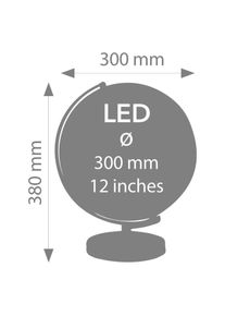 Troika, Globus, Globus STELLAR LIGHT TOUCH (30 cm)