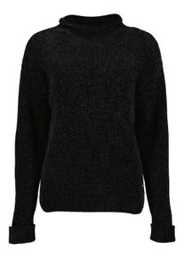 Strickpullover Blue Seven "Pullover mit Stehkragen", Damen, Gr. 42, 9990, schwarz, 100% Polyester, normal, ohne Ausschnitt, Pullover Strickpullover