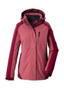 Funktionsjacke Killtec "KOW 59 WMN JCKT", Damen, Gr. 42, bordeaux, Obermaterial: 100% Polyester.Futter: 100% Polyester.F&uuml;llung: 100% Polyester, Jacken Funktionsjacke, Wind- und wasserdichte Damenjacke, atmungsaktiv, abnehmbare Kapuze