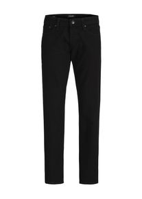Jack & Jones Loose-fit-Jeans JACK & JONES "JJICHRIS JJORIGINAL SQ 740", Herren, Gr. 30, L&auml;nge 32, schwarz (schwarz denim), Denim/Jeans, Obermaterial: 100% Baumwolle, Abriebeffekte, loose fit lang, Jeans Loose-fit-Jeans, Baumwolle, loose fit