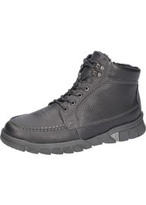 Waldl&auml;ufer Winterboots WALDL&Auml;UFER "H-LINO", Herren, Gr. 9,5 (44), schwarz, Nappaleder, unifarben, Schuhe Winterboots, Sch&uuml;rboots, Stiefelette, Bequemschuh in Komfortweite H (= sehr weit)