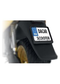 BikeTec, Kennzeichenhalter, Kennzeichenhalter f&uuml;r Roller/Scooter, schwarz (47870)