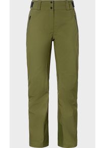 Sch&ouml;ffel Outdoorhose SCH&Ouml;FFEL "Pants Style Pine WMS", Damen, Gr. 38, Normalgr&ouml;&szlig;en, 6875, gr&uuml;n, Oberstoff: Aussenseite: 100% Polyester. (Membran: Polyurethan). Futter Rumpf unten: 100% Polyester. Wattierung: 100% Polyester, Hosen Outdoorhose