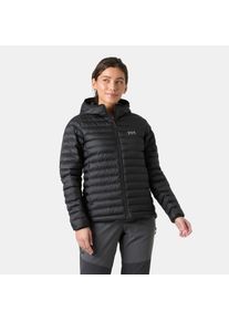 Steppjacke Helly Hansen "W SIRDAL HOODED INSULATOR", Damen, Gr. XL, schwarz, Obermaterial: 100% Polyester, normal, Jacken Steppjacke, mit Ecoloft-Isolierung, strapazierf&auml;higes Ripstop-Au&szlig;enmaterial
