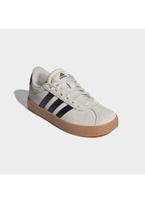 Sneaker adidas Sportswear "VL COURT 3.0", M&auml;dchen, Gr. 39, beige (alumina, core schwarz, gum 3), Leder, Synthetik, Schuhe Sneaker, inspiriert vom Design des adidas Handball Spezial