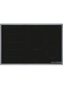 Bosch Induktions-Kochfeld "PXE845HC1E", schwarz, B:80,2cm H:5,5cm T:52,3cm, Kochfelder, Flexible Flex Induction & PerfectFry Plus Bratsensor gegen Anbrennen, Induktions-Kochfeld