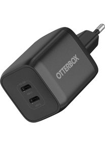Otterbox USB-Ladeger&auml;t "Wall Charger 65W GaN 2x USB-C", schwarz, B:10,01cm H:4,5cm T:10,01cm, Ladeger&auml;te, USB-Power Delivery (PD), USB-Ladeger&auml;t