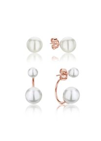 Schmuckset ISABELLA FORD "IS009R", rosa (ros&eacute;gold), Schmuck_Sets, Damen, 20mm, Edelstahl, Schmuckset, 20 mm