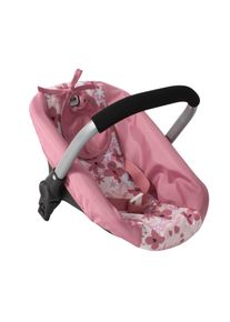Bayer Chic 2000 Puppen Autositz CHIC2000 "mit Adapter", rosa (flowers rosa), Puppenausstattungen, KinderB:30cm H:35cm T:30cm, Kunststoff, Polyester, Stahl, Puppen Autositz, passend f&uuml;r Puppenwagen Mika, Nele, Jara, Linus und Linus Duo, B:30cm H:35cm T:30cm